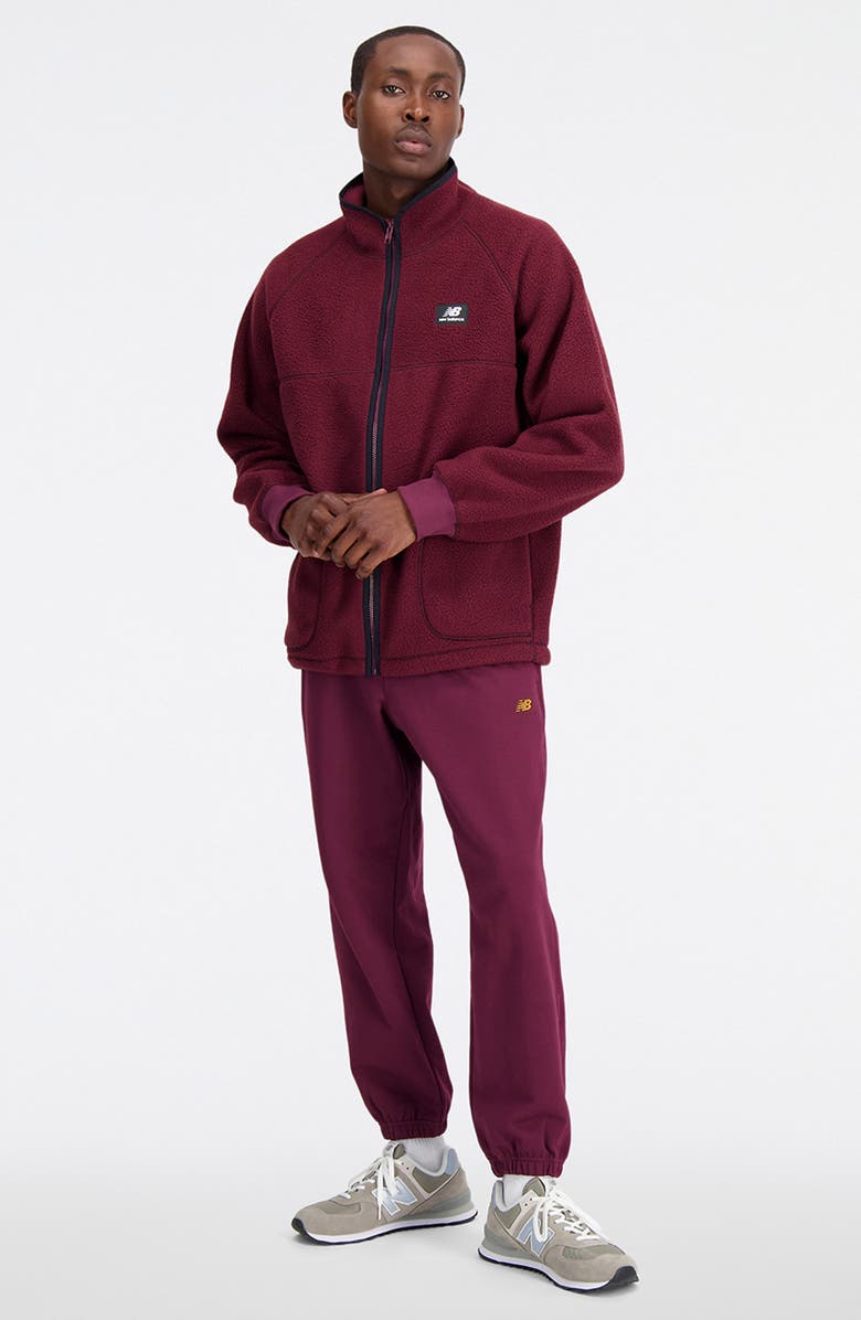 New Balance Athletics Recycled Polyester Polar Fleece Jacket, Alternate, color, 