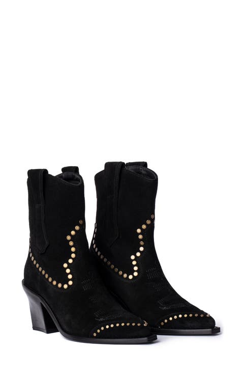 Cara Studded Western Boot (Women)