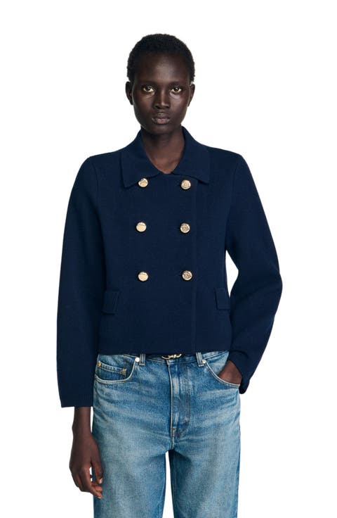 Double-breasted cardigan