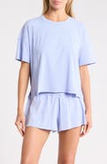 YOGALICIOUS Heavenly Ribbed Deluxe Boxy Crop T-Shirt