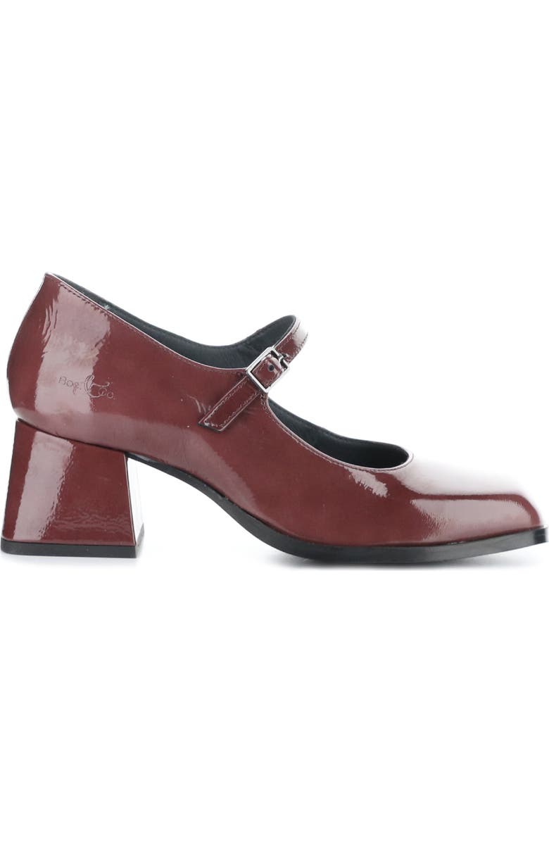 Bos. & Co. Amaya Mary Jane Pump, Alternate, color, Berry Duomo