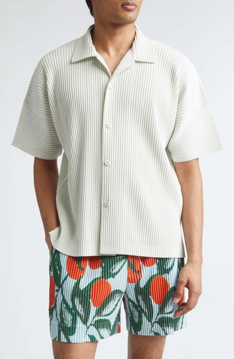 Monthly Colors May Pleated Camp Shirt