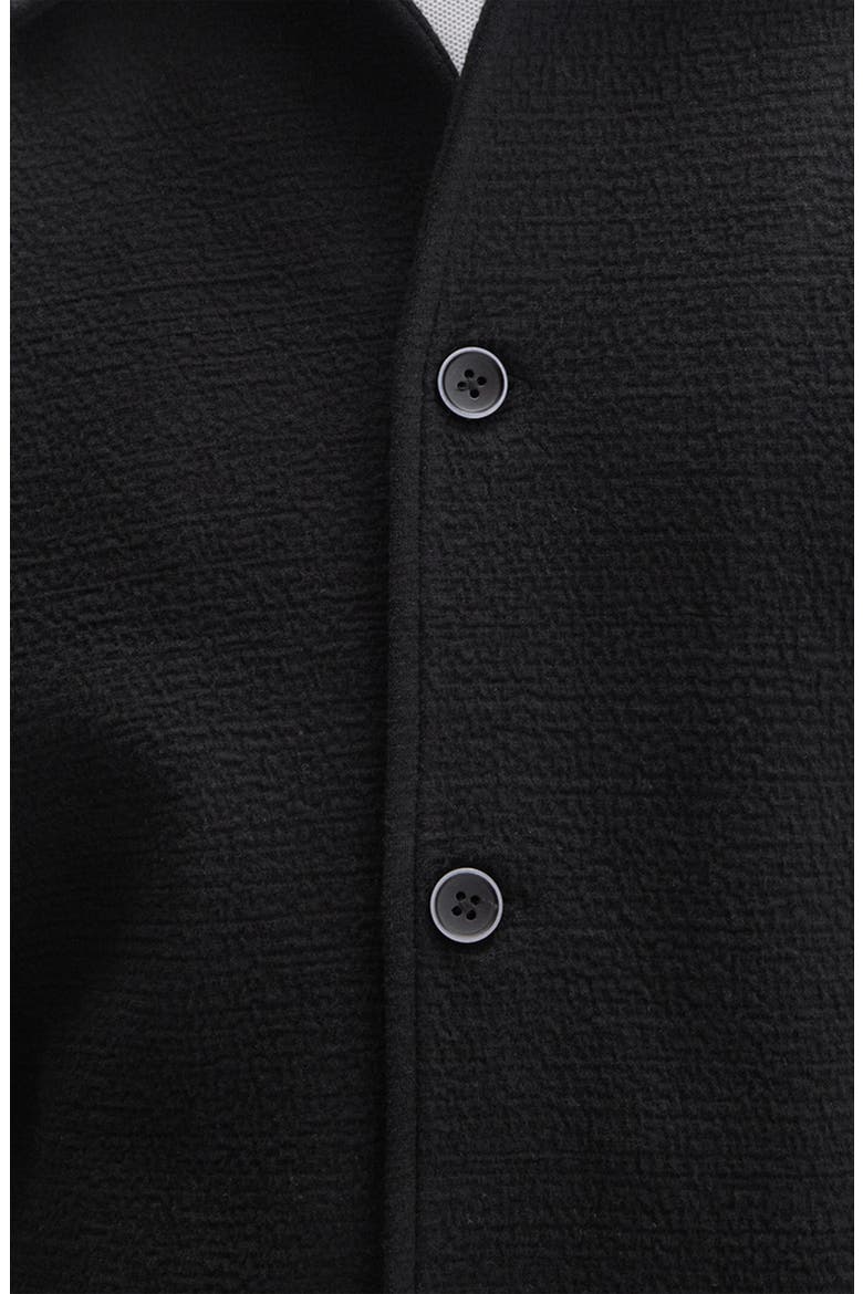 Dumas Button Front Jacket, Alternate, color, BLACK
