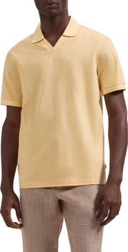 Bugatchi Tipped Johnny Collar Polo