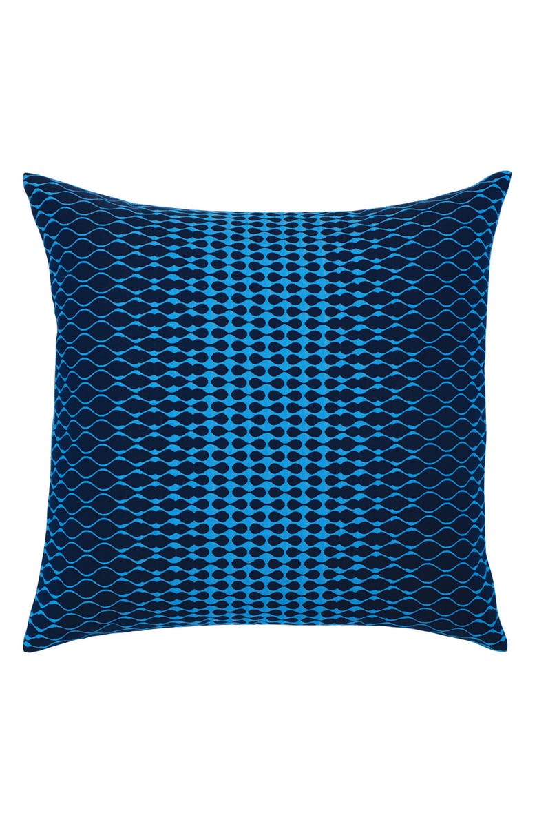 Elaine Smith Optic Azure Indoor/Outdoor Accent Pillow, Main, color, 