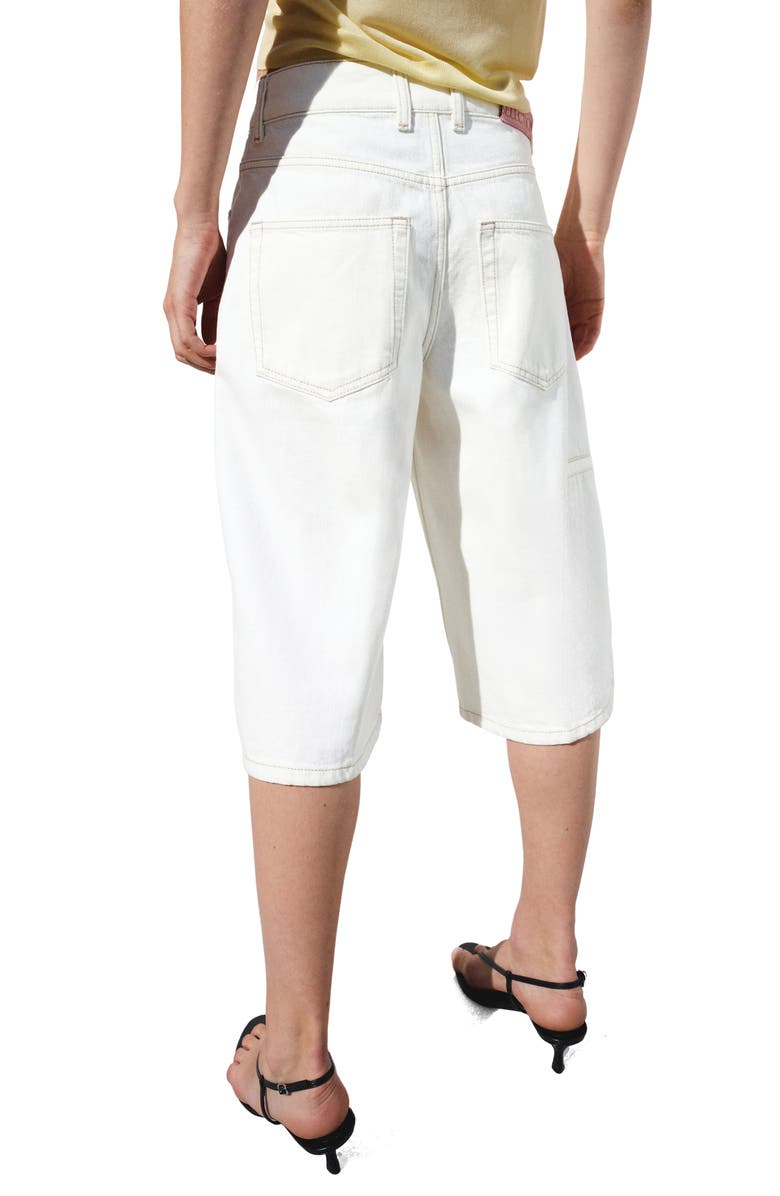 MANGO Denim Bermuda Shorts, Alternate, color, 