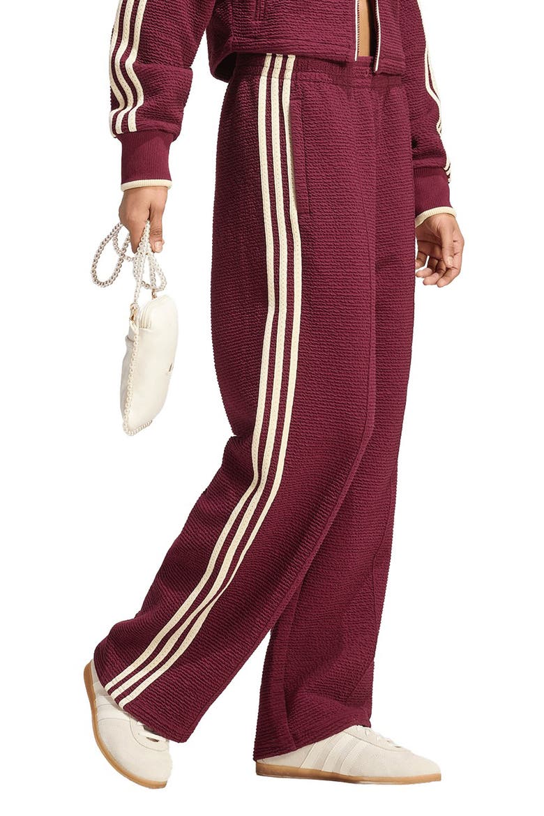 Firebird Wide Leg Track Pants, Main, color, MAROON/ VIVID RED