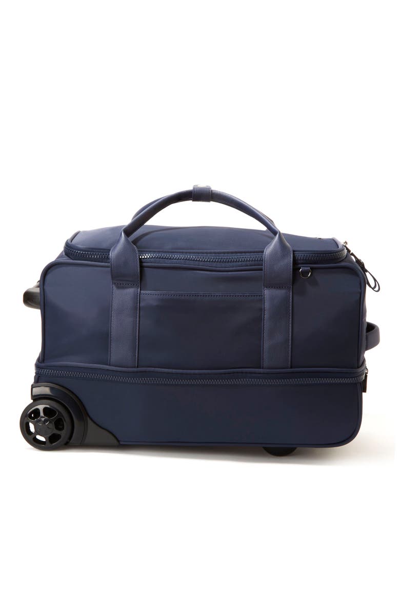 Gramercy Carry-On Travel Roller Duffel Bag, Alternate, color, French Navy