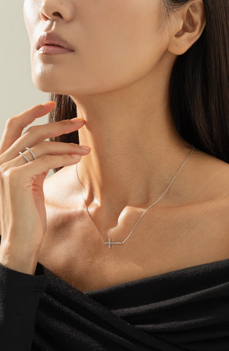 Bearfruit Jewelry Celeste Tennis Ring Set, Alternate, color, Silver