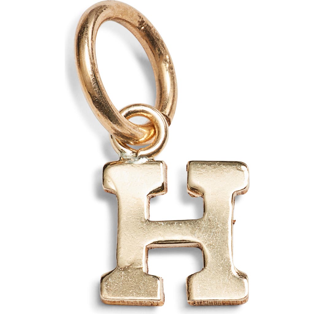 Nashelle Initial Charm In Gold Fill - H