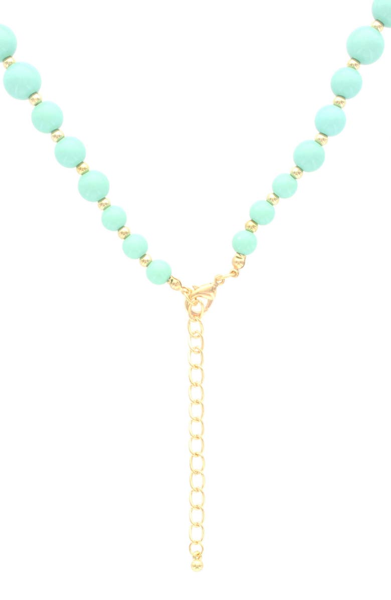 OLIVIA WELLES Mint Mayhem Necklace, Alternate, color, Gold/ Mint