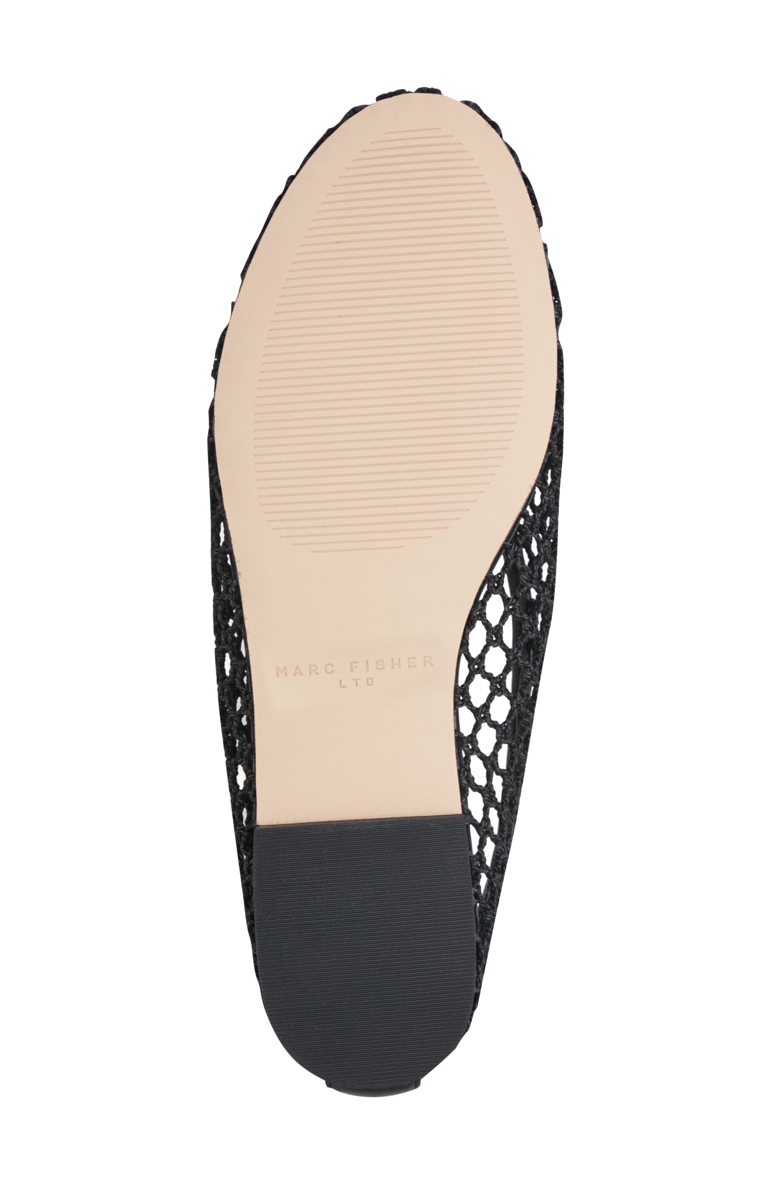 Marc Fisher LTD Jazlyn Pointed Toe Flat, Alternate, color, Black