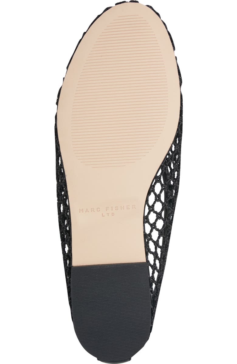 Marc Fisher LTD Jazlyn Pointed Toe Flat, Alternate, color, Black