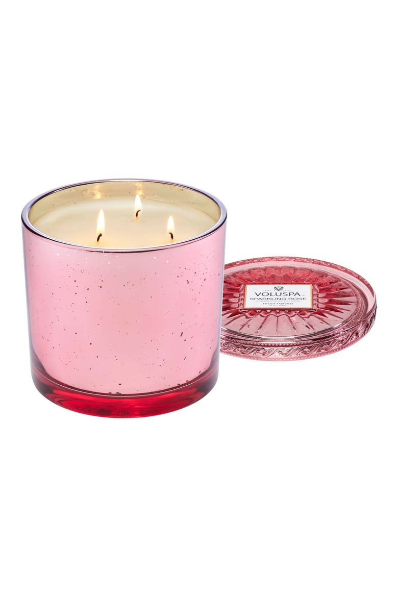 Sparkling Rose Three-Wick Grande Maison Candle, Main, color, NO COLOR