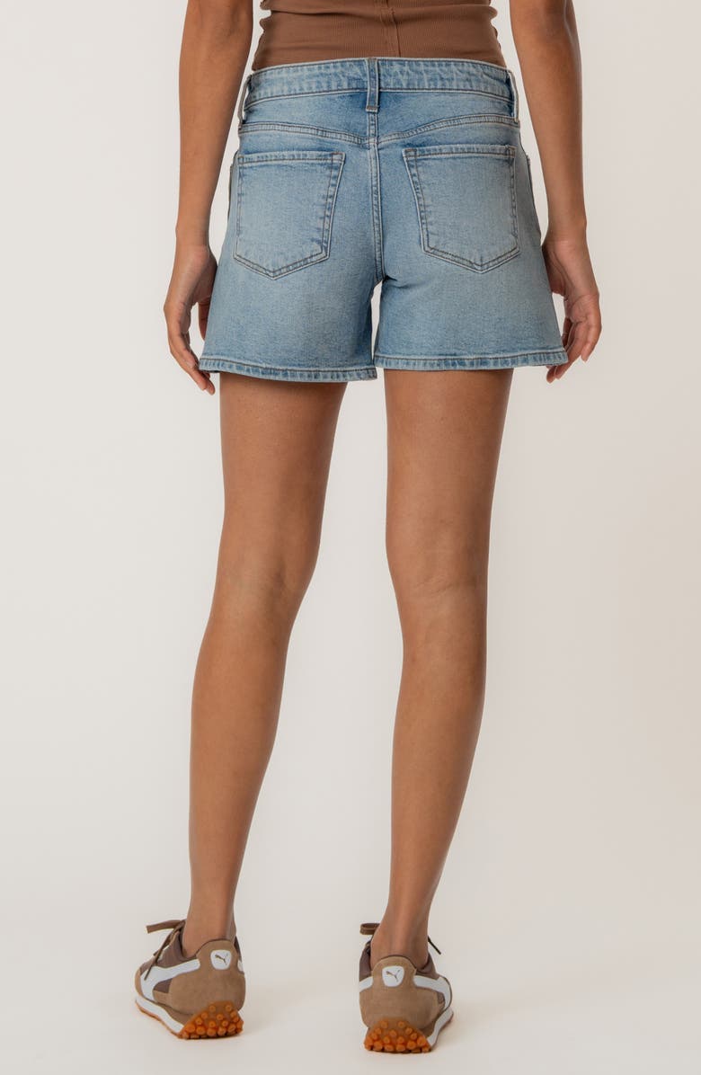 KUT from the Kloth Jane High Waist Denim Shorts, Alternate, color, Peaceful