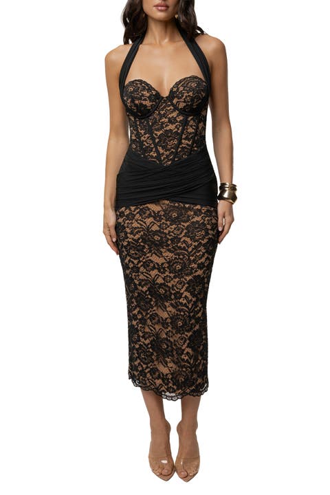 Royal Romance Halter Dress