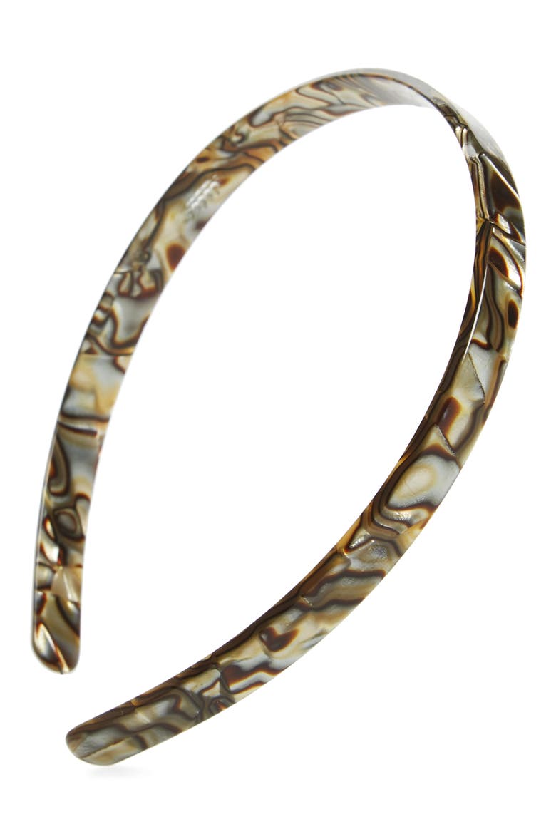 Skinny Headband, Main, color, ONYX