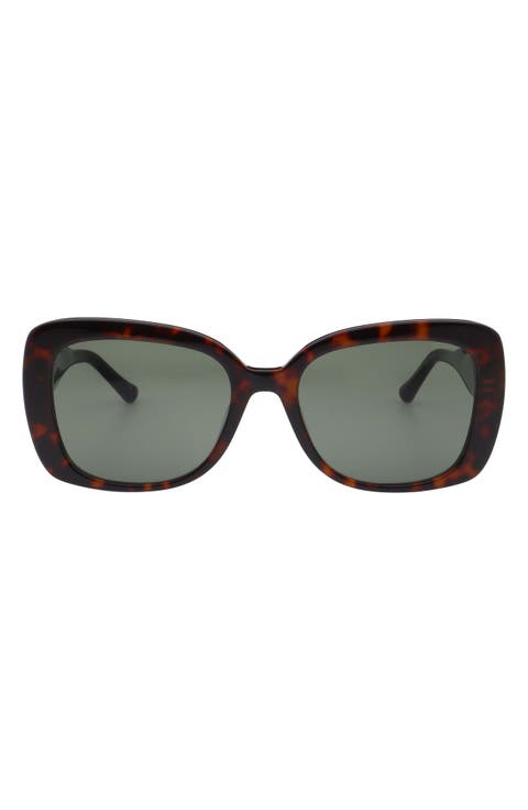 56mm Square Sunglasses