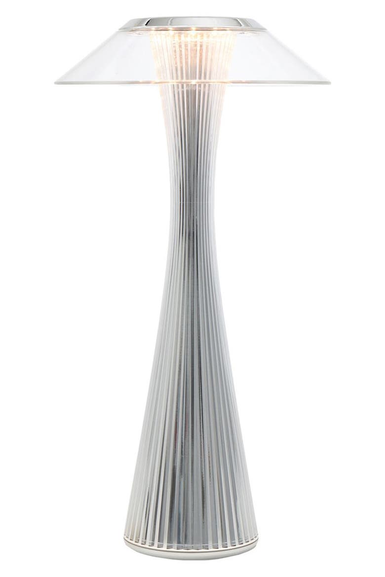 Space Outdoor Table Lamp, Main, color, CHROME