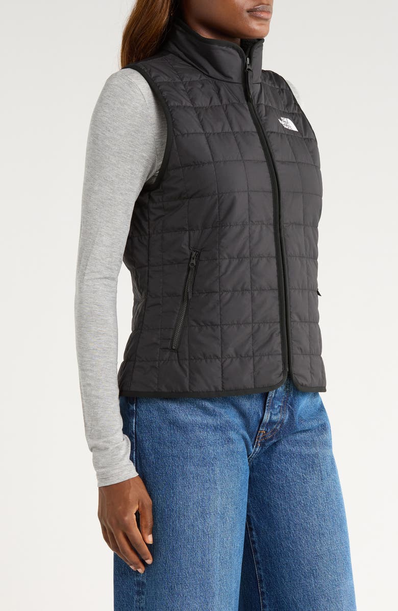 The North Face Junction Quilted Heatseeker Eco Vest, Alternate, color, Tnf Black