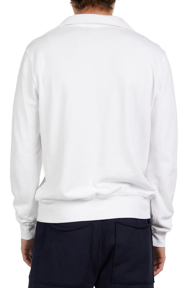 Les Tien Pique Tennis Polo, Alternate, color, White