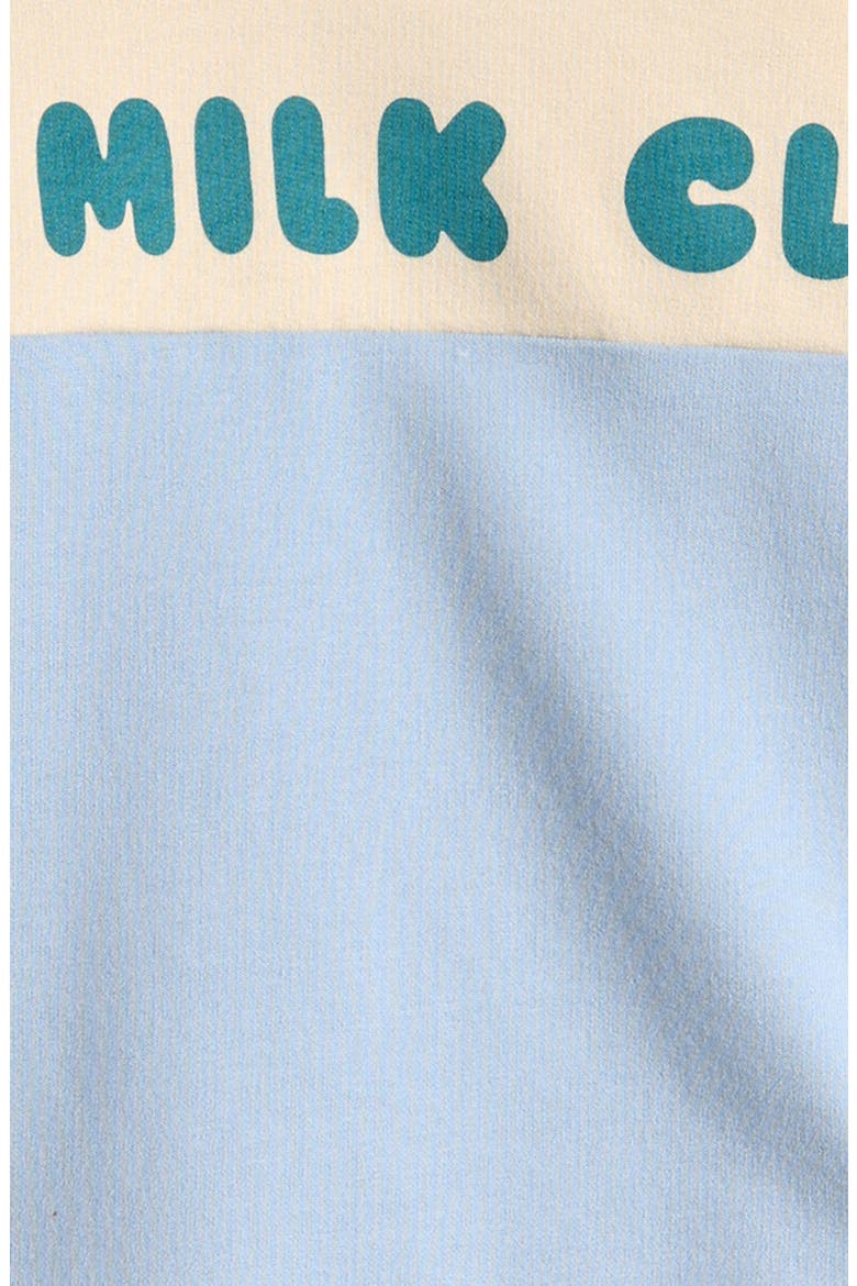 Milk Club Sweatshirt & Sweat Shorts Set, Alternate, color, BLUE
