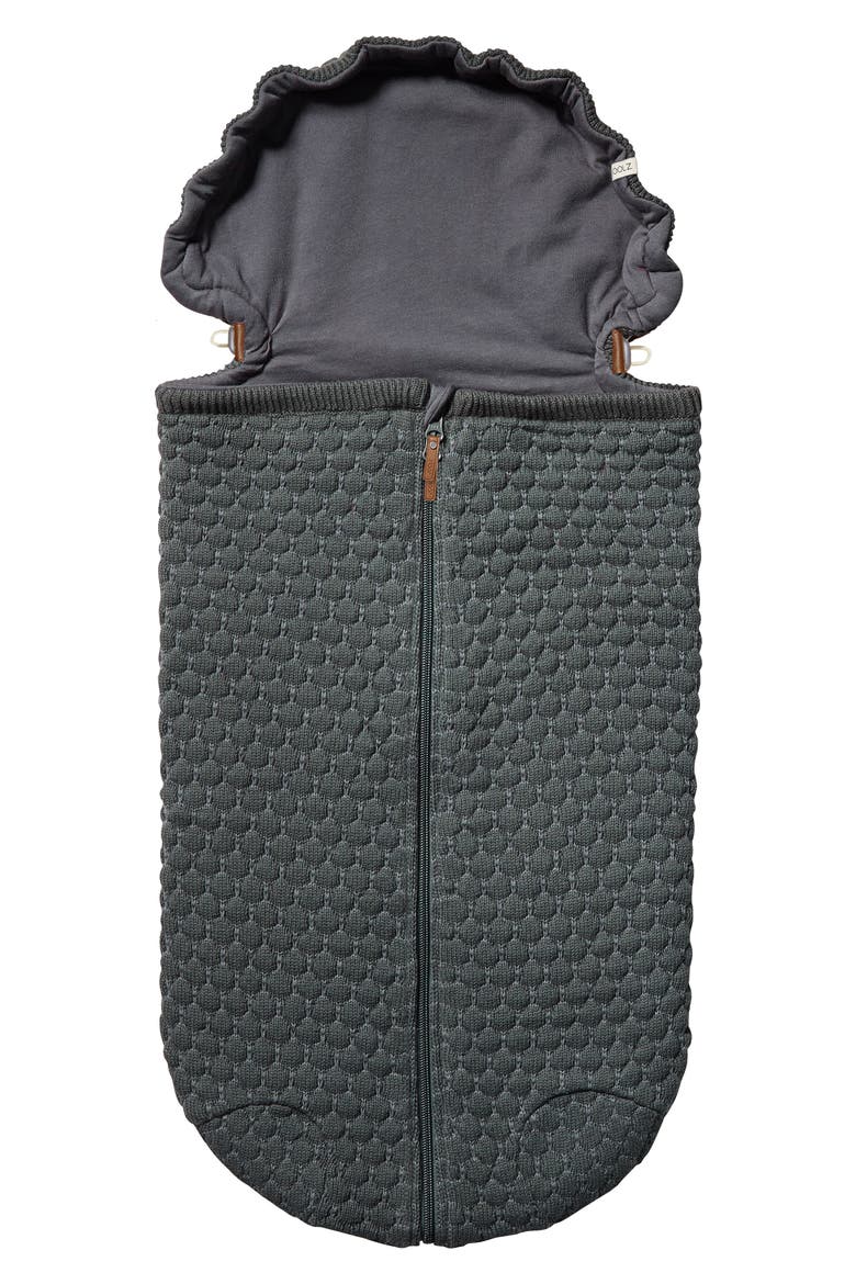 Essentials Honeycomb Organic Cotton Nest, Main, color, GREY