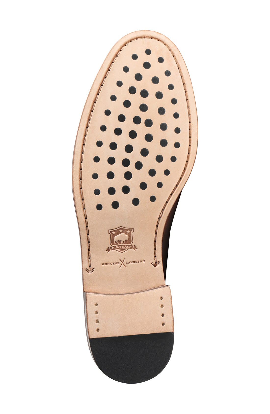 'Sadler' Penny Loafer, Alternate, color, BRANDY