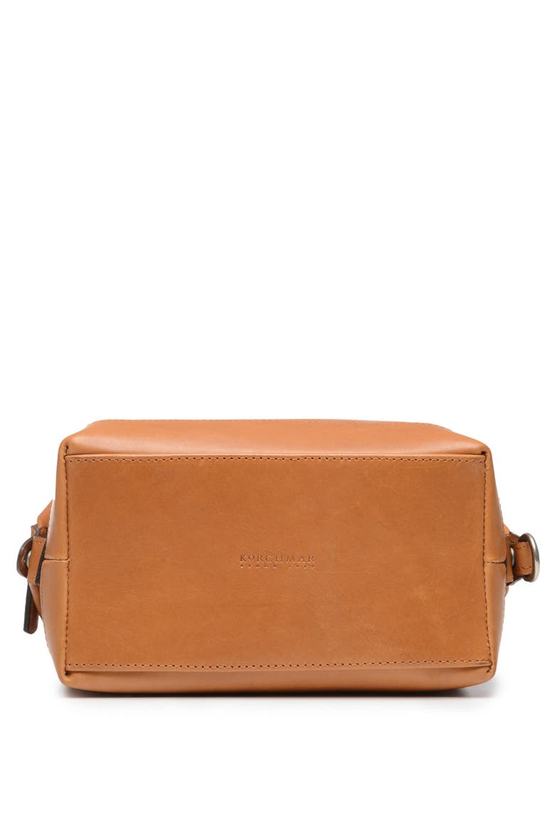 Ryder Leather Dopp Kit, Alternate, color, Tan