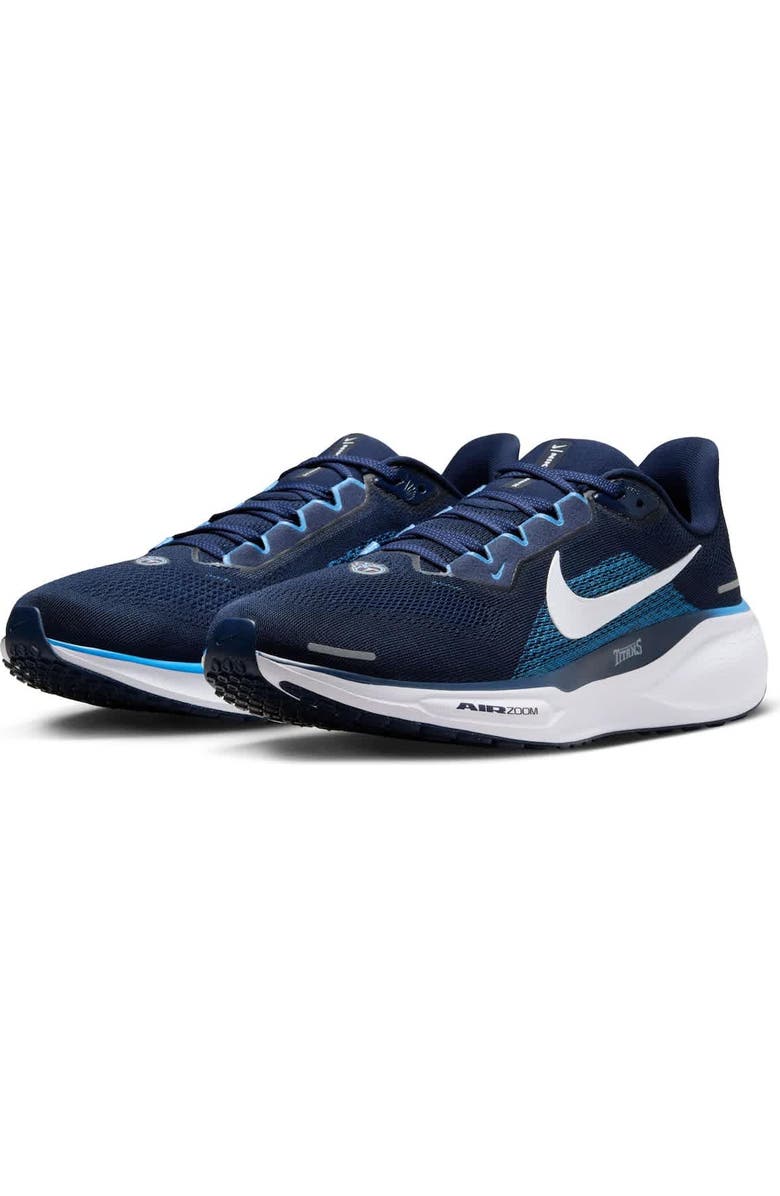 Nike Unisex Nike Navy Tennessee Titans Zoom Pegasus 41 Running Shoes, Alternate, color,