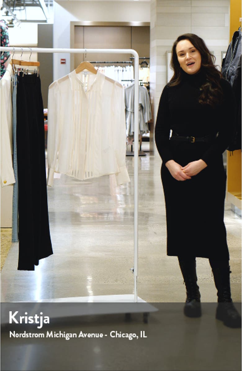 Noa Mesh Inset Blouse, sales video thumbnail