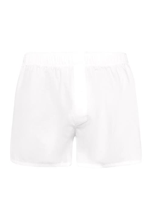 Hanro Fancy Woven Cotton Boxer In White