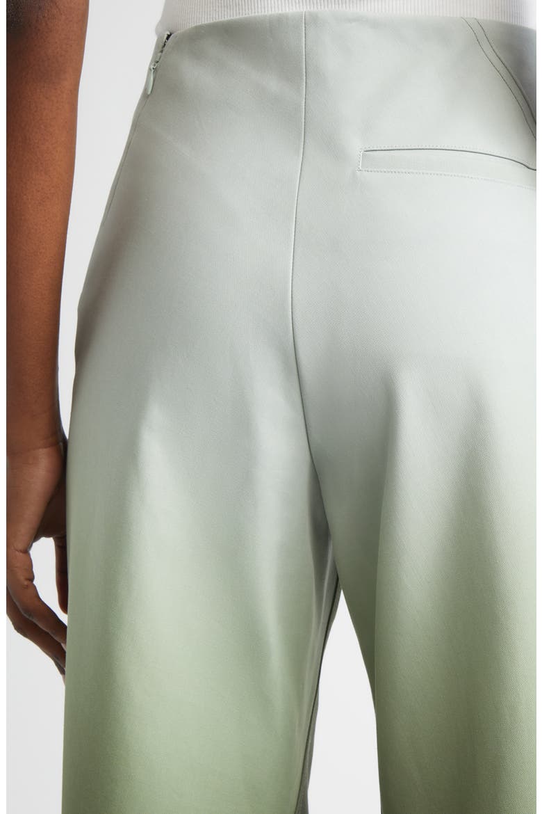 Gradient Twisted Seam Round Trousers, Alternate, color, VERT DE GRIS