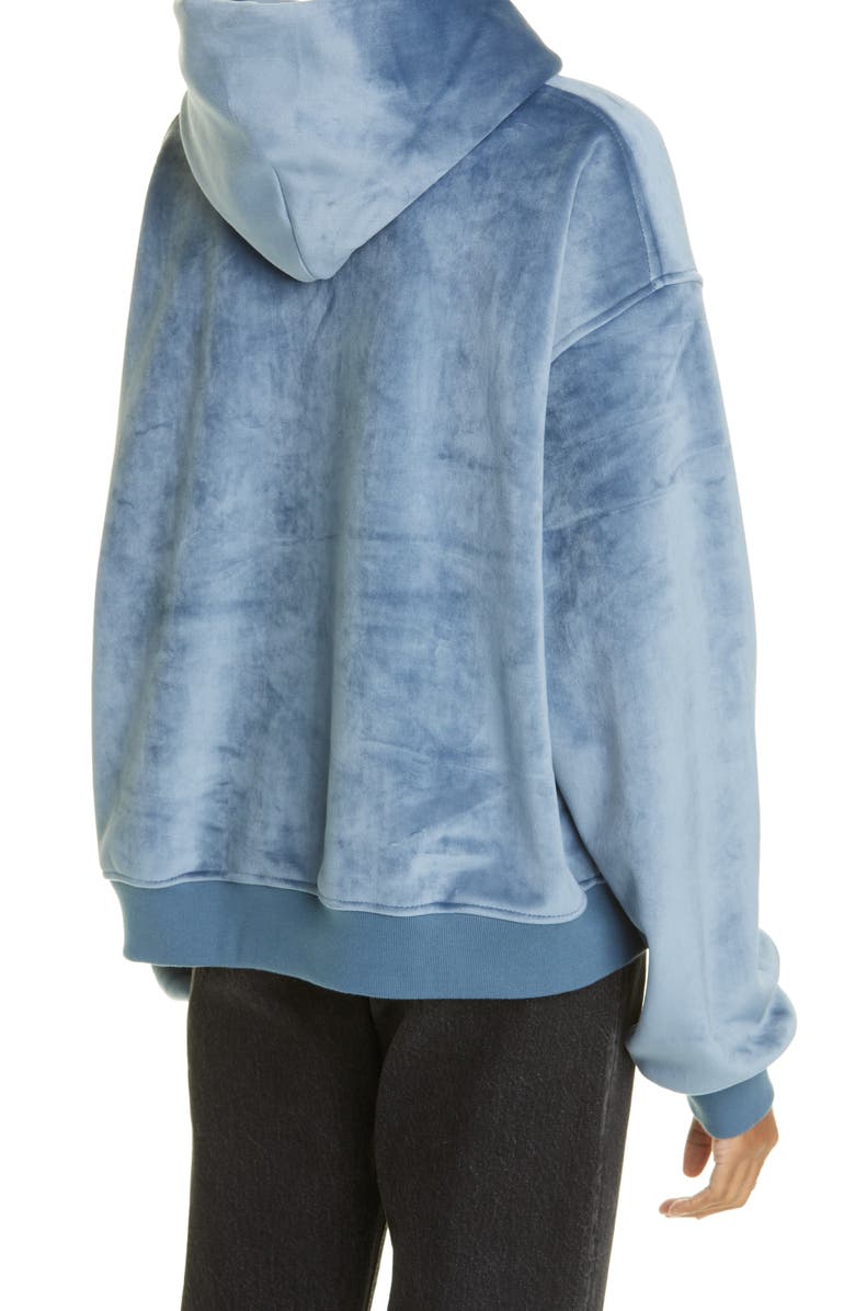 Alexander Wang Velour Hoodie, Alternate, color,