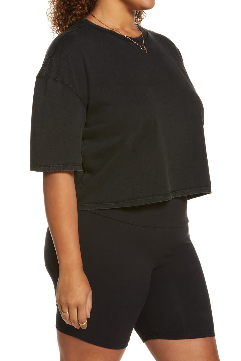 Cool Girl Crop T-Shirt, Alternate, color, BLACK