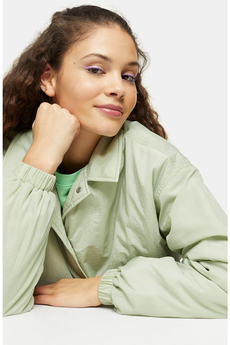 Jonny Shell Drawstring Jacket, Alternate, color, GREEN