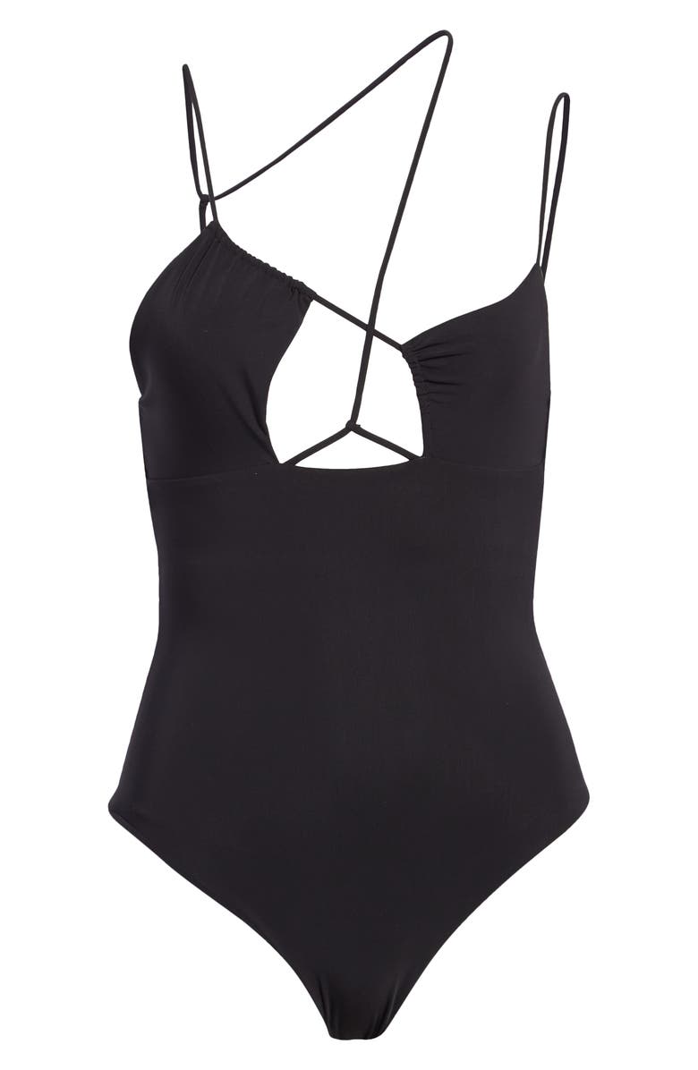 Nensi Dojaka Asymmetric Strappy One-Piece Swimsuit, Alternate, color, 