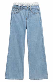 Tractr Kids' Boxer Wide Leg Pull-On Jeans