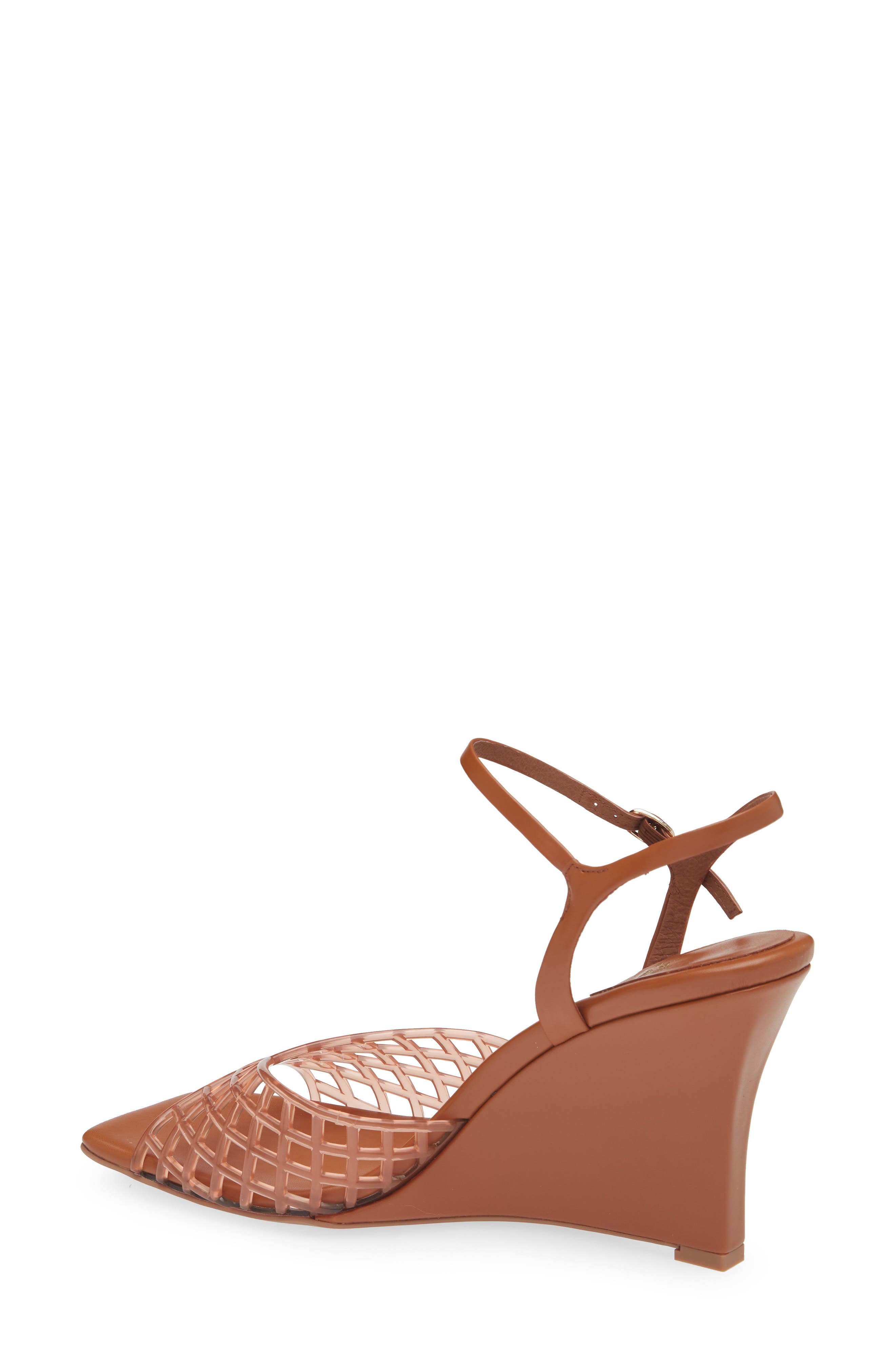 Bop-It Wedge Sandal, Alternate, color, CARAMEL