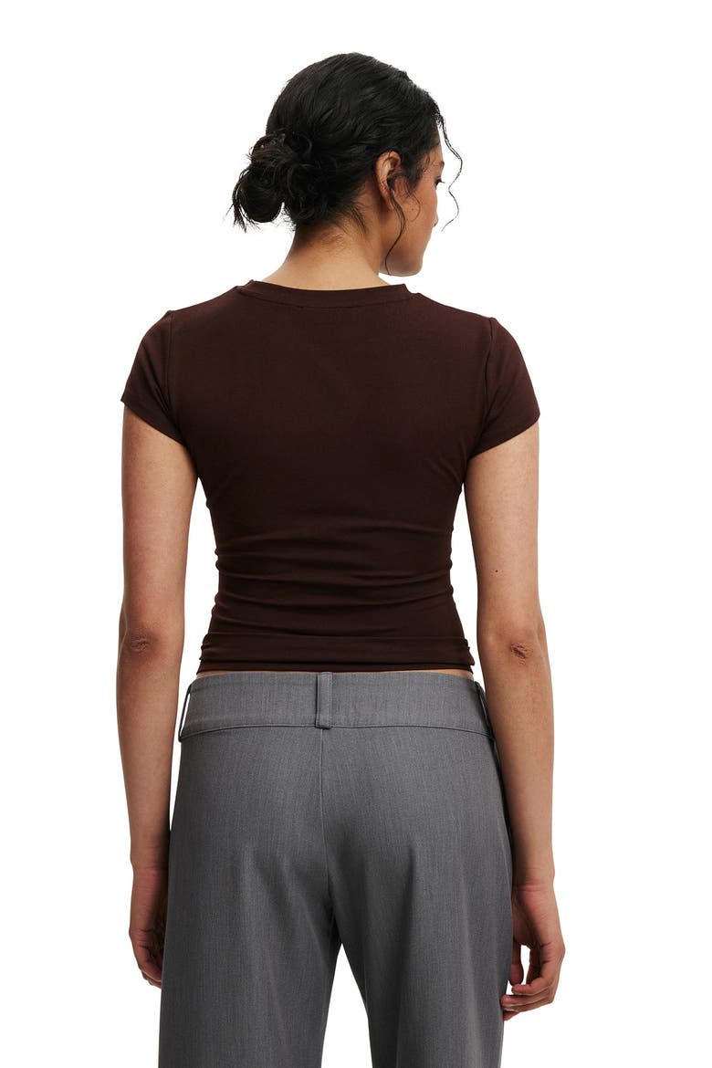 All Day Crew Tee, Alternate, color, Dark Oak