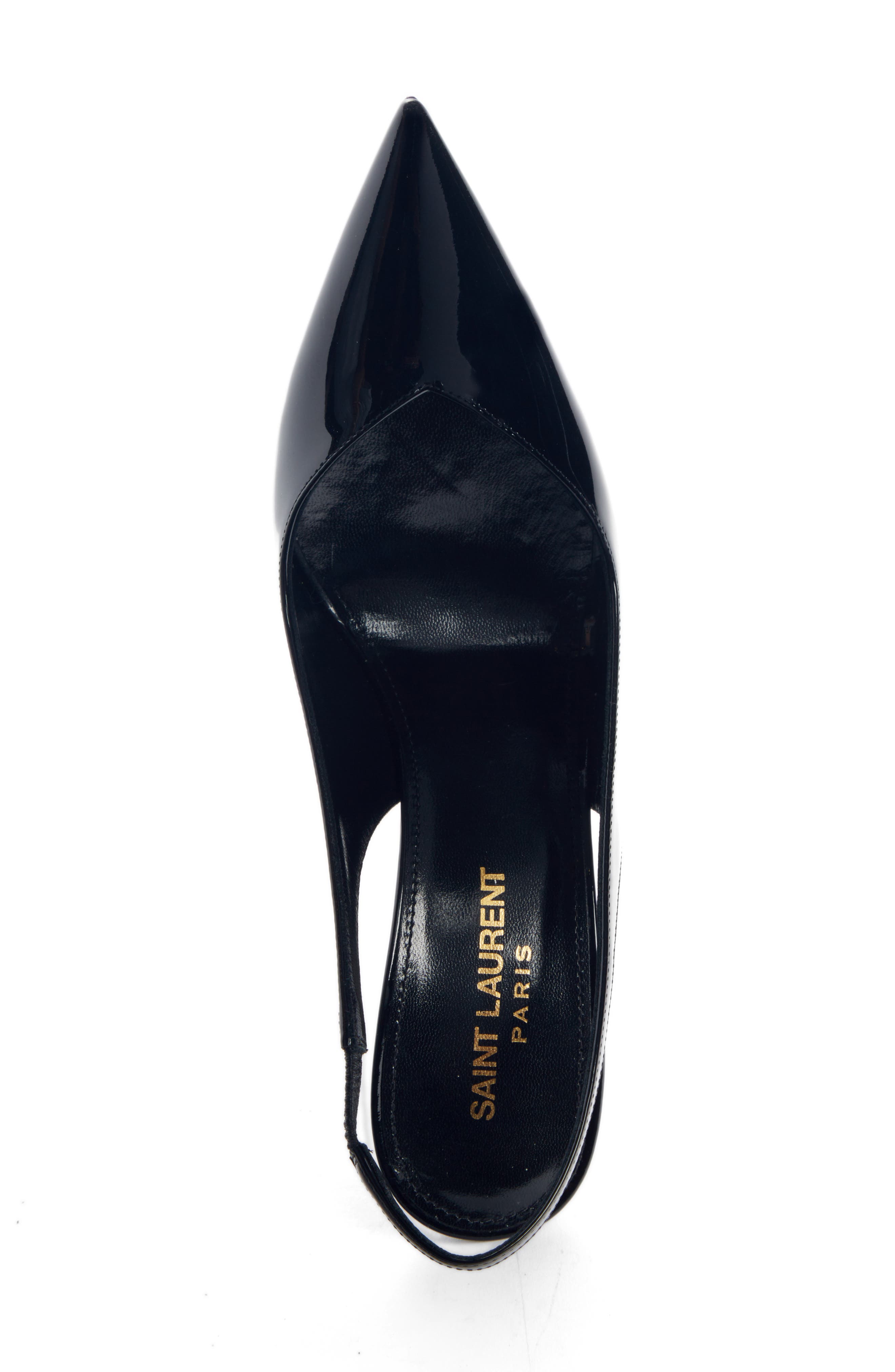 Saint Laurent Kiki Slingback Pump, Alternate, color, 