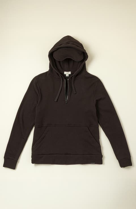 Built-in Sleep Mask Travel Hoodie By Pond Los Angeles