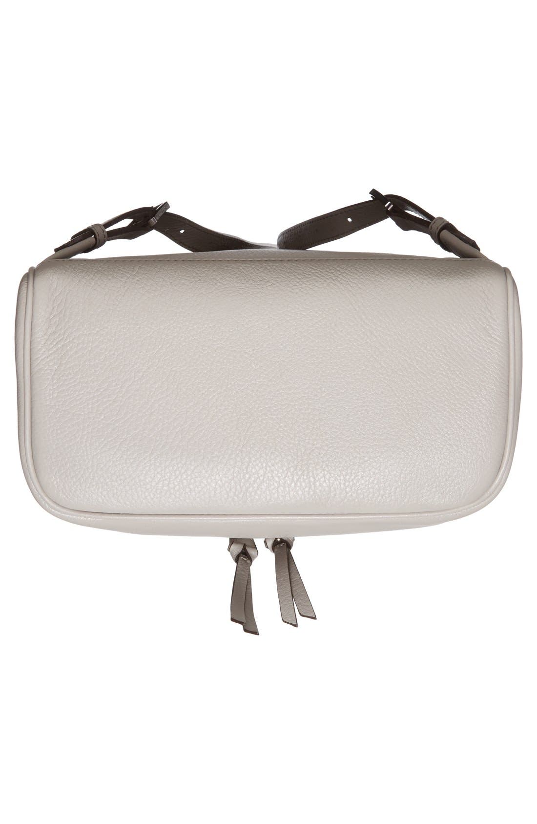 MICHAEL Michael Kors 'Small Rhea Zip' Leather Backpack, Alternate, color, 