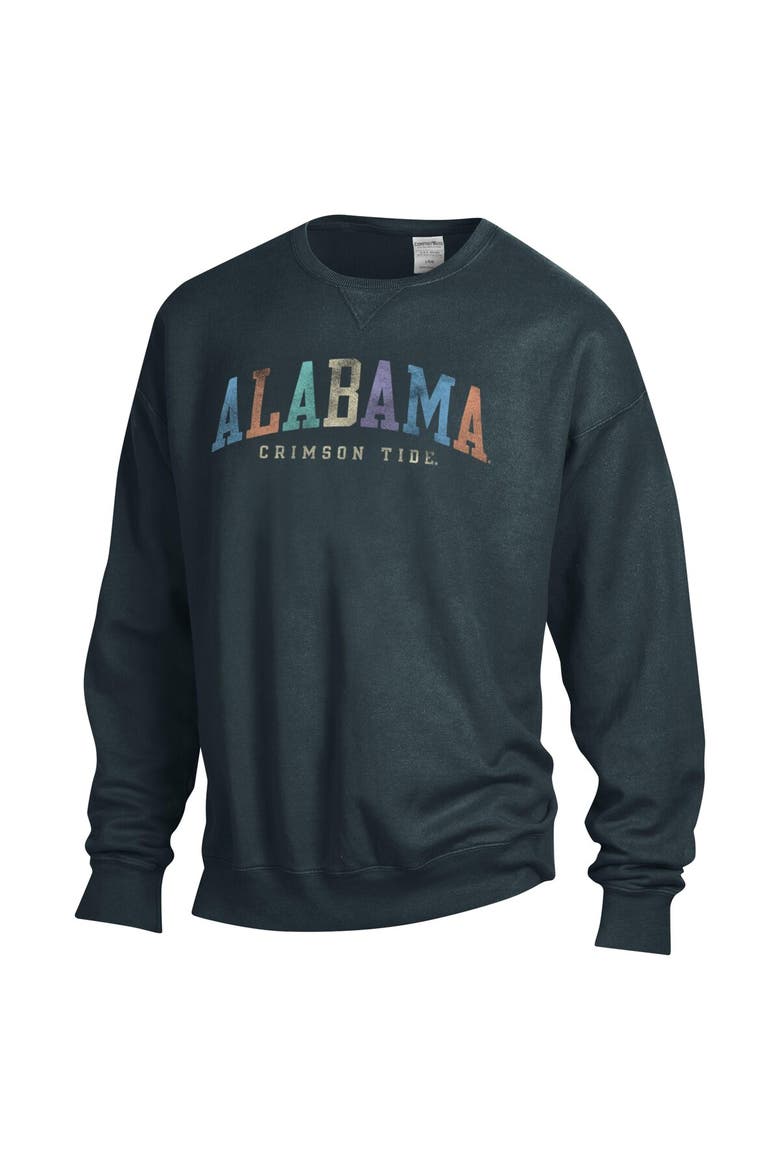 Unisex ComfortWash Gray Alabama Crimson Tide Oversized Pullover Sweatshirt, Alternate, color, Gray
