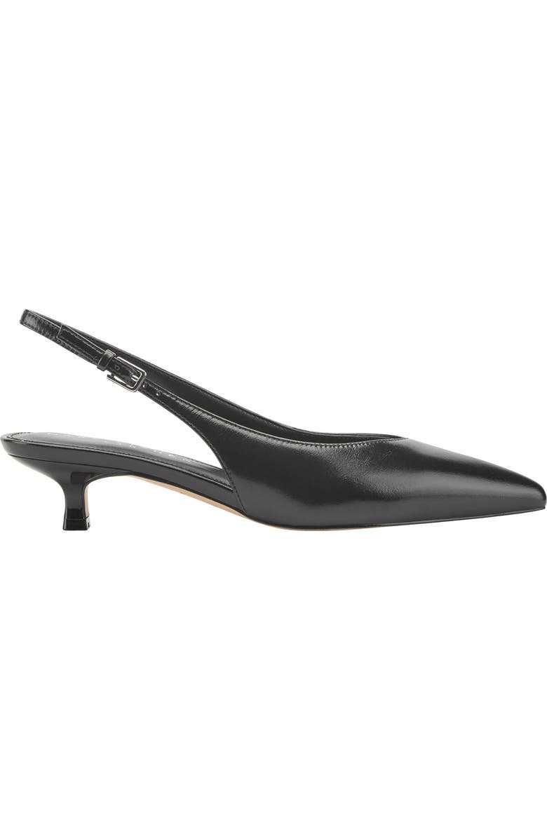 Marc Fisher LTD Luciey Slingback Pointed Toe Kitten Heel Pump, Alternate, color,
