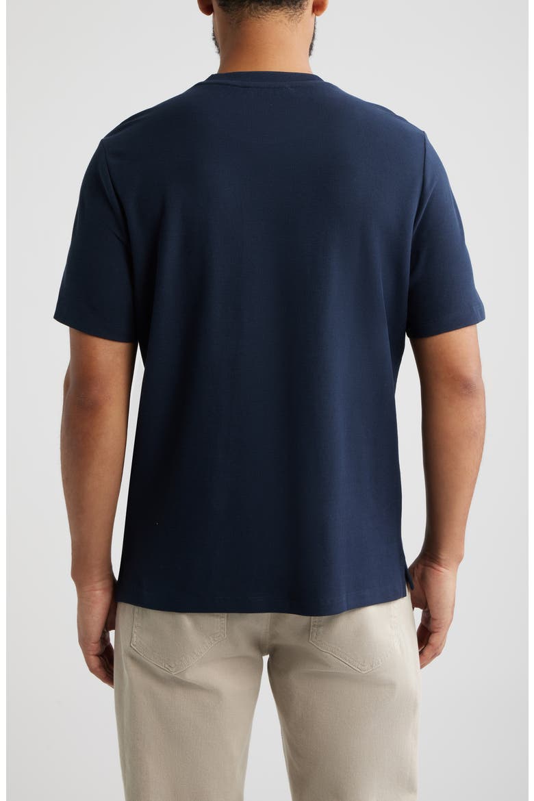 Sorrel Cotton Blend Piqué T-Shirt, Alternate, color, DARK CASPIAN
