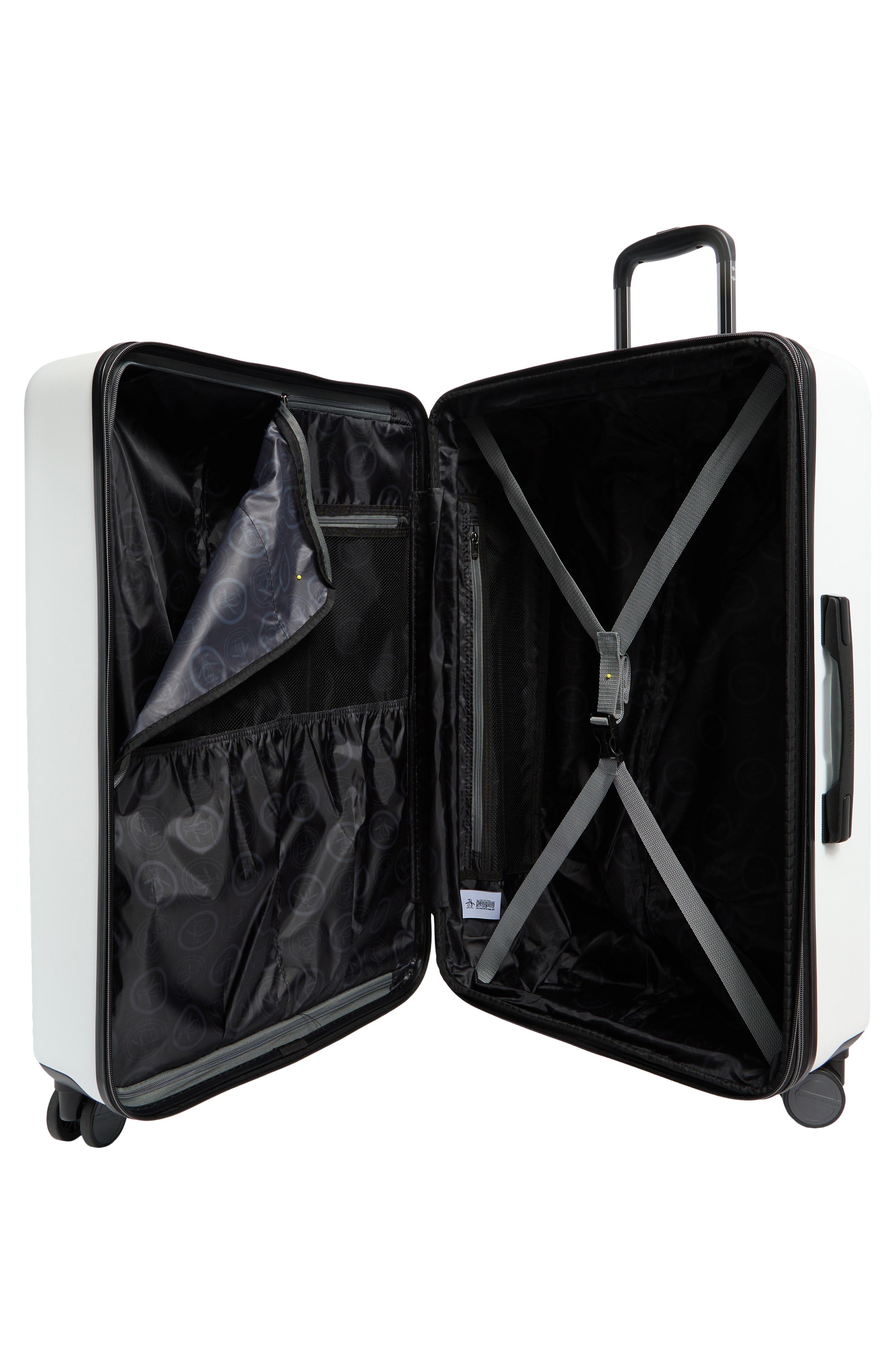 Original Penguin Finnes 29-Inch Hardside Spinner Luggage, Alternate, color, White