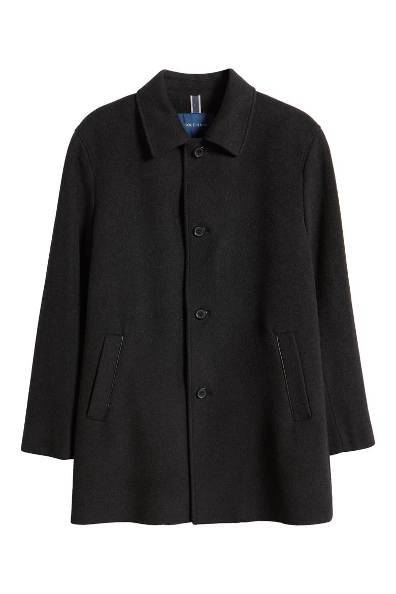 Wool Blend Overcoat, Alternate, color, CHARCOAL