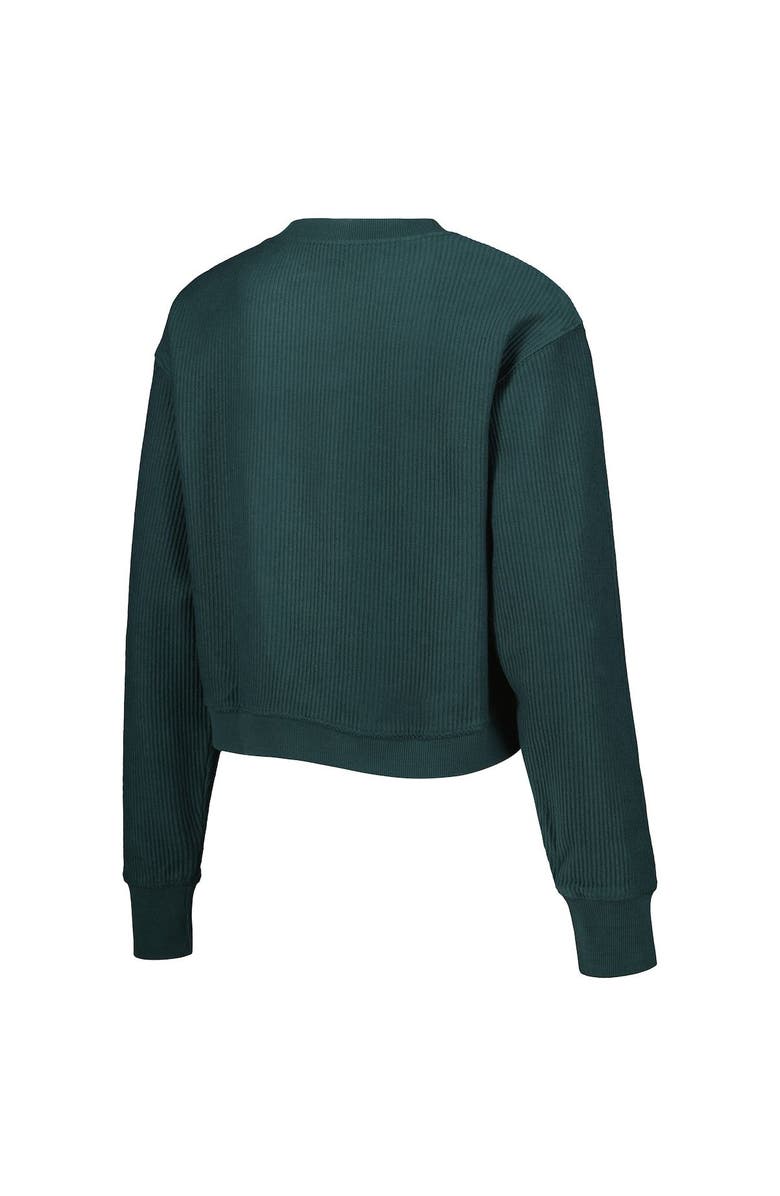 LEAGUE COLLEGIATE WEAR Women's League Collegiate Wear Green Michigan State Spartans Classic Campus Corded Timber Sweatshirt, Alternate, color, 