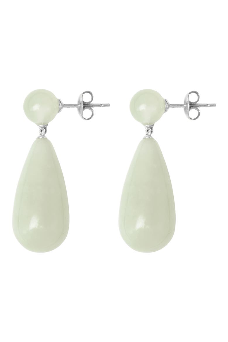 The Lola Drop Earrings, Main, color, GREEN SERPENTINE